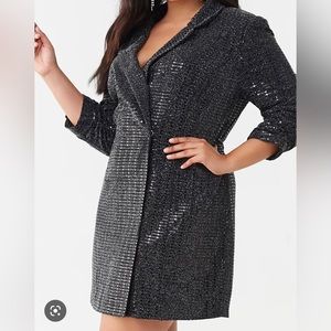 Forever 21 Black blazer sequin dress. I used one time